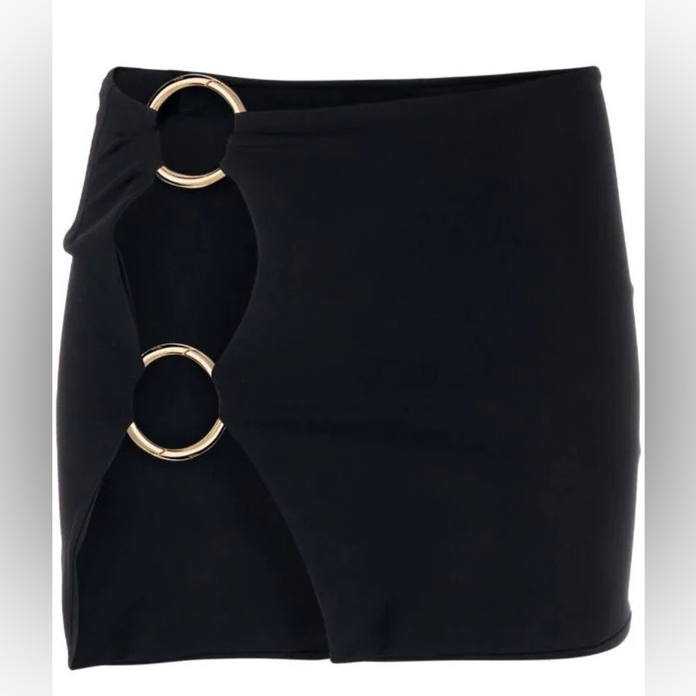 Louisa Ballou double ring miniskirt size small